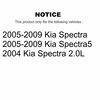 Tor Front Left Suspension Stabilizer Bar Link Kit For Kia Spectra Spectra5 TOR-K80512